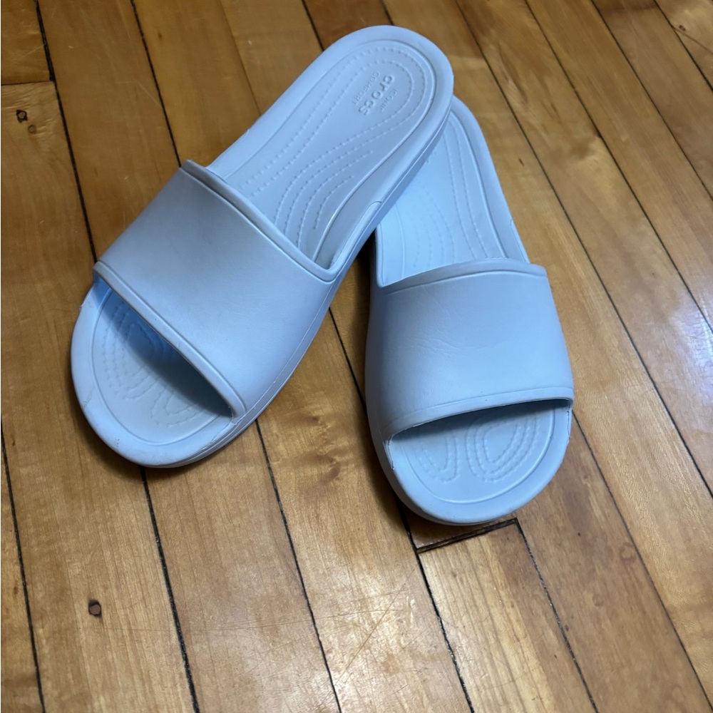 CROCS Sky Blue Iconic Slide Sandals